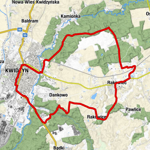 Kwidzyn - Leśna Resto Bar - Kościół parafialny pw. Świętego Antoniego - Kościół Zielonoświątkowy Zbór w Kwidzynie