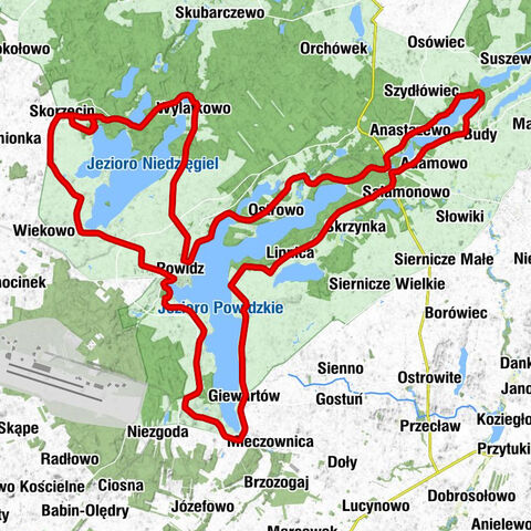 Skorzęcin-Rybaki - Skorzęcin - Skorzęcin - Ośrodek Wypoczynkowy - Wylatkowo
