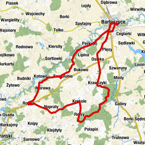 Bartoszyce - Kościół pw. Świętego Jana Ewangelisty i Matki Boskiej Częstochowskiej - Kościół pw. św. Barbary i św. Marii Magdaleny - Kościół pw. św. Wawrzyńca i Świętego Krzyża