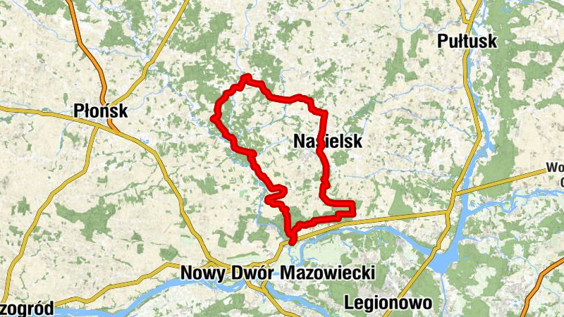 Cegielnia Psucka - Nasielsk - Nowe Miasto - Brody-Parcele