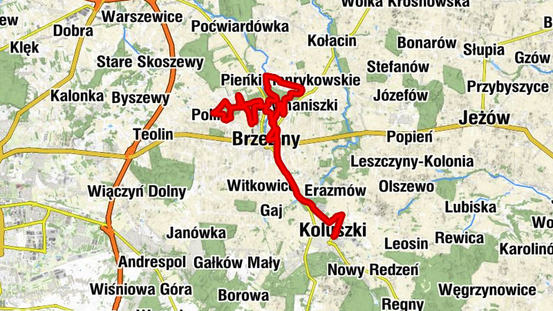 Koluszki - Osiedle Kościuszki - Brzeziny