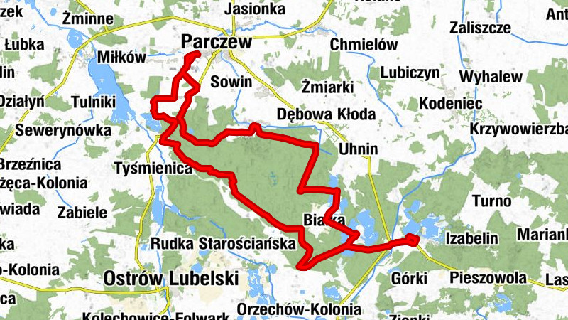 Parczew - Pohulanka - Buradów - Kościół pw. Serca Jezusowego