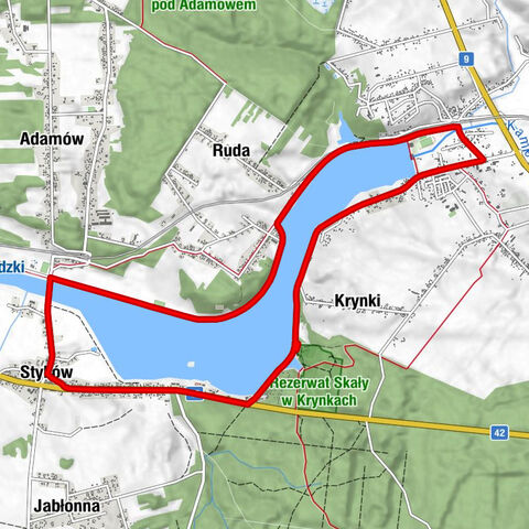 Krynki - Pod Szosą - Port Brody - Styków