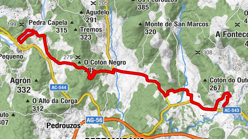 Munín - Santiago de Compostela - O Pedrouzo - Capela de San Brais