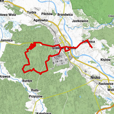 Podorenda - Retro - Kościół pw. Podwyższenia Krzyża Świętego i Świętego Jana Chrzciciela - Wrotna Góra