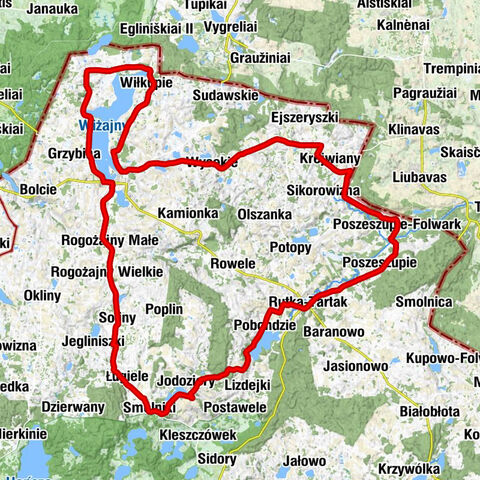 Smolniki - Kaplica cmentarna - Gospoda Jaćwing - Polimonie