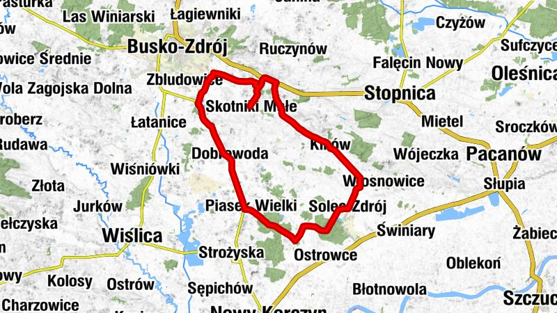 Skotniki Małe - Kościół pw. Świętej Katarzyny Aleksandryjskiej w Piaskach Wielkich - Kościół pw. Świętej Marii Magdaleny w Dobrowodzie - Orłowa Góra