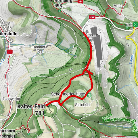 Vom Hornberg aufs Kalte Feld