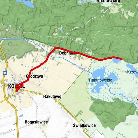 Stare Miasto - Kowal - Nowe Osiedle - Grodztwo