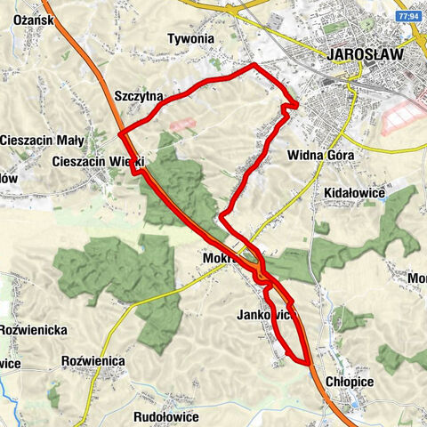 Pawłosiów - Jarosław - Jankowice