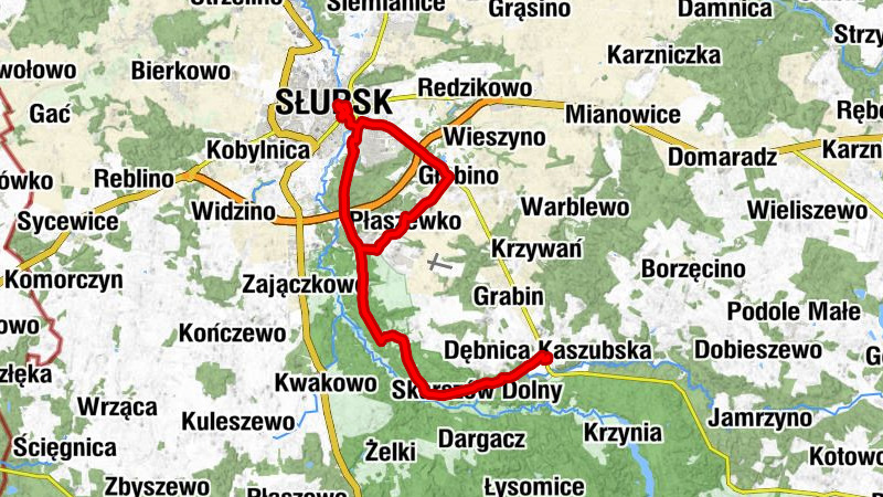 Dębnica Kaszubska - Kościół pw. Świętego Antoniego z Padwy - Kościół pw. Najświętszej Maryi Panny Królowej Różańca Świętego - Kościół pw. Świętego Jacka