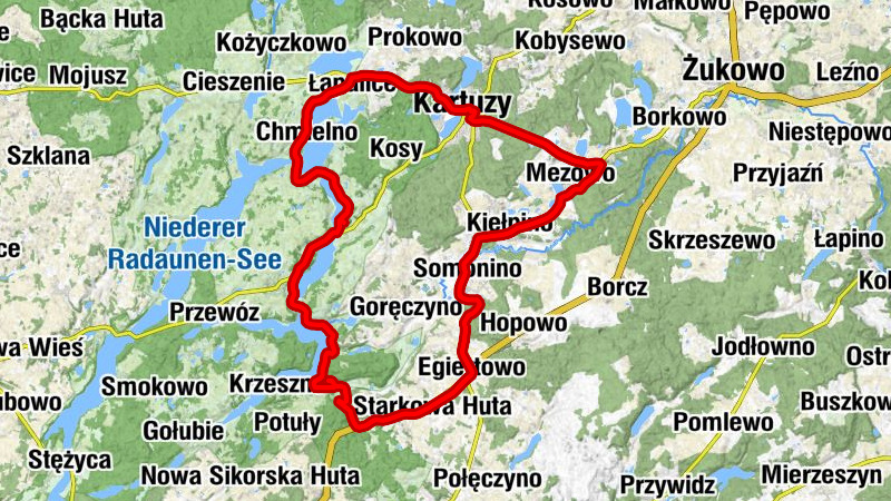 Piekło - Sobótka - Szpiczasta Góra - powiat kartuski