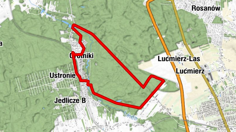 powiat zgierski - Jedlicze A - Komorniki - Zgierz