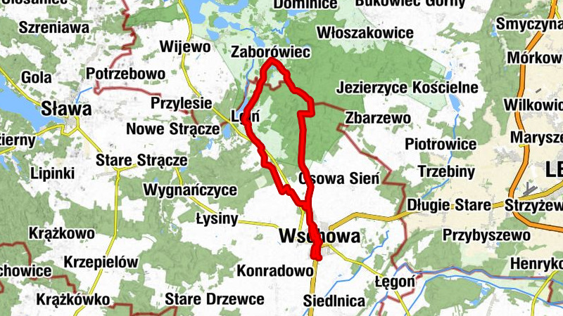 Wschowa - Kościół parafialny świętego Stanisława Biskupa i Męczennika - Jadłodajnia Wschowianka - Kościół par. pw. św. Bartłomieja