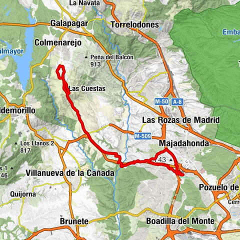 Madrid - Majadahonda - Las Rozas de Madrid - La Barrona