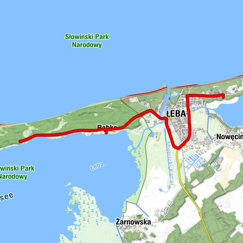 Łeba - Rąbka - Karczma Słowińska Wydma