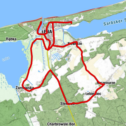 Łeba - Łebsko - Żarnowska