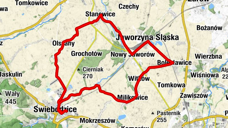 Świebodzice - Kościół pw. Świętego Michała Archanioła - Kościół pw. Matki Bożej Fatimskiej - Kościół pw. Niepokalanego Poczęcia