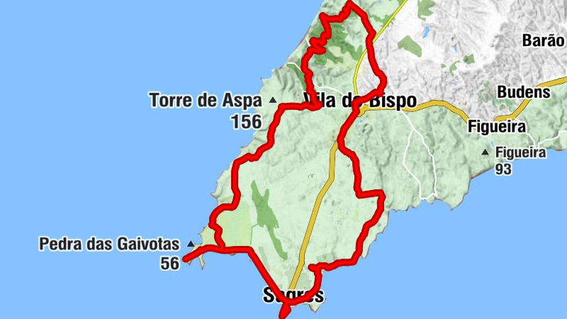 Vila do Bispo - Sagres - Monte de Salema