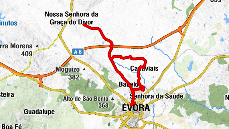 Pachola - Pôla - Évora - Canaviais