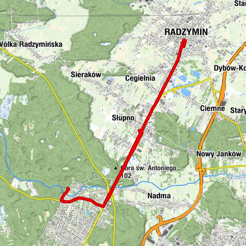 Czarna Struga - Kościół pw. Świętego Andrzeja Boboli - Radzymin