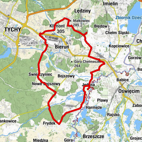 Górki - Kościół św. Klemensa w Lędzinach - Klimont - Lędziny