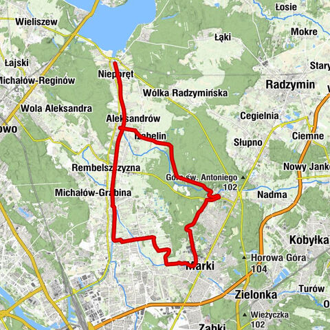 Czarna Struga - Marki - Kościół pw. Najświętszej Maryi Panny Wspomożycielki Wiernych