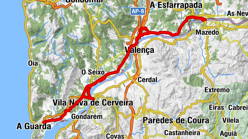 Salvaterra de Miño - Igrexa de San Pedro de Arantei - Igrexa de Santiago de Baldráns - Igrexa de San Martiño de Currás