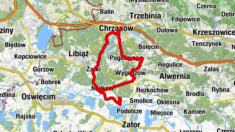 Chrzanów - Kościół pw. Najświętszej Maryi Panny Królowej Polski - Góra Podgórska - Kościół pw. Podwyższenia Krzyża Świętego w Płazie
