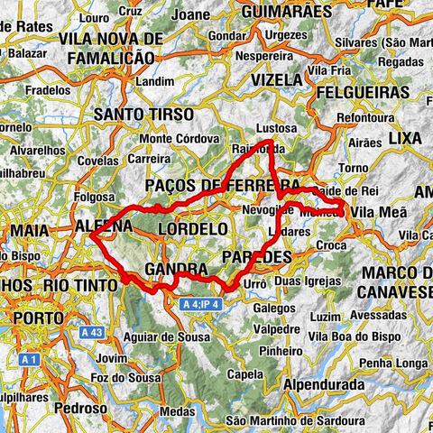 Caíde - Restaurante Visconde - Igreja da Agrela - Capela do Senhor do Calvário