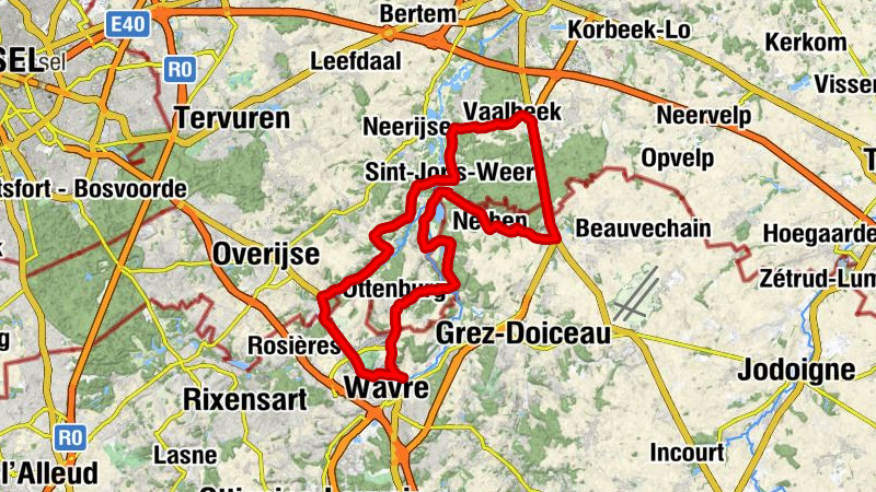 Basse-Wavre - Sint-Joriskerk - Sint-Theresiakapel - Sint-Agathakerk