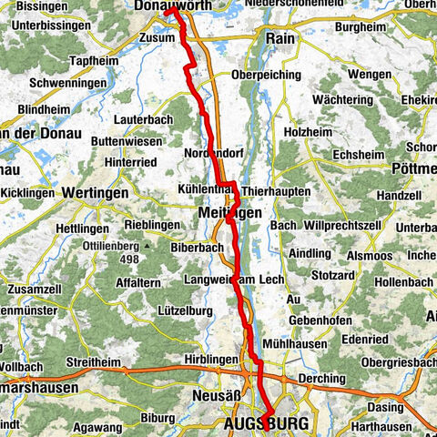 Donauwörth - St. Martin - St.Vitus Langwied - Augsburg