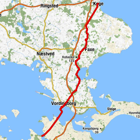 Guldborg - Sct. Peders Kapel - Kongsted Kirke - Køge