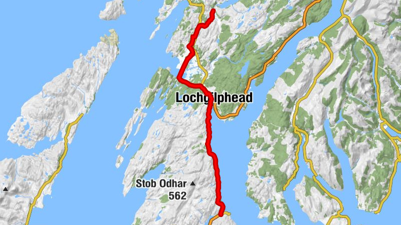 Tarbert - Ardrishaig - Lochgilphead - Ford