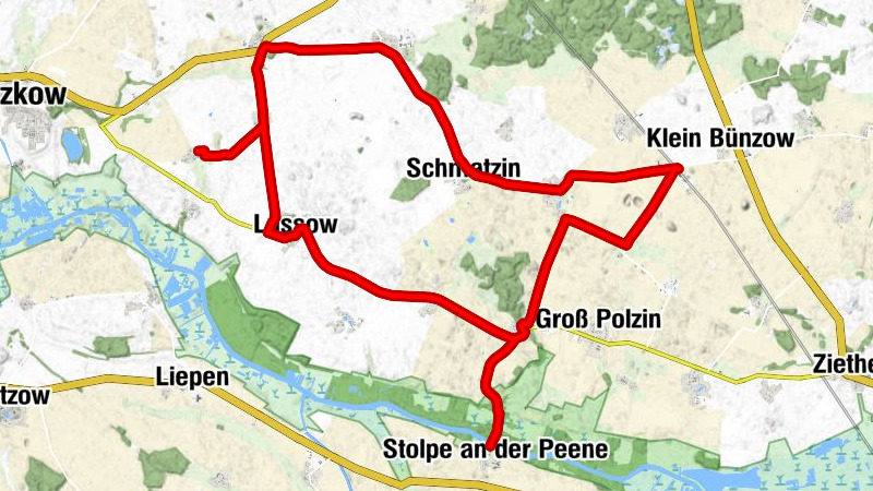 Schmatzin - Schlatkow - Heilig-Kreuz-Kapelle - Groß Polzin
