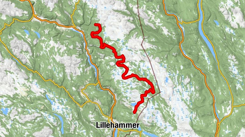 Ringebu - Hjelsætra - Losætra - Nordseter