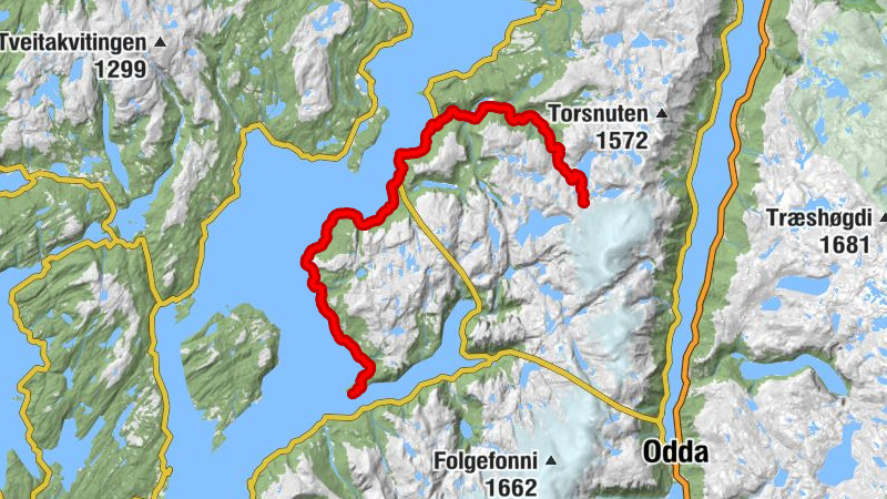 Jondal - Kolgrovhaugen - Jondal kyrkje - Jondal ferjekai