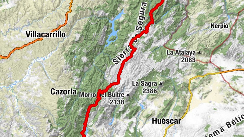 Cazorla - Collado de la Fuente Bermejo - Refugio de Rambla Seca - Los Anchos
