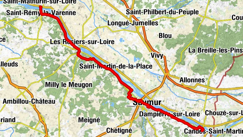 Turquant - Église Saint-Aubin - Église Saint-Fiacre - Saint-Mathurin-sur-Loire