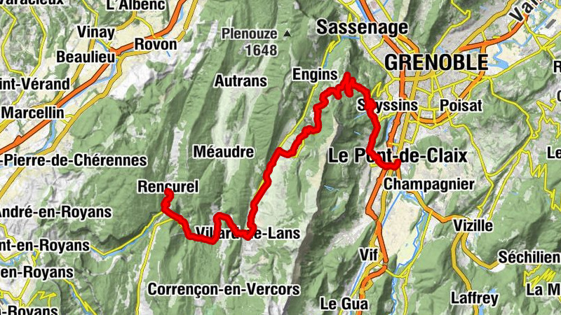 Le Pont-de-Claix - Le Ridelet - La Ridelet - Rencurel
