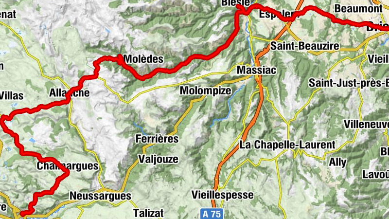 Brioude - Église Saint-Mathieu - La Croix de Baptiste - Murat