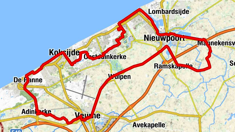Veurne - Sint-Pieterskerk - Onze-Lieve-Vrouwkerk - Koksijde
