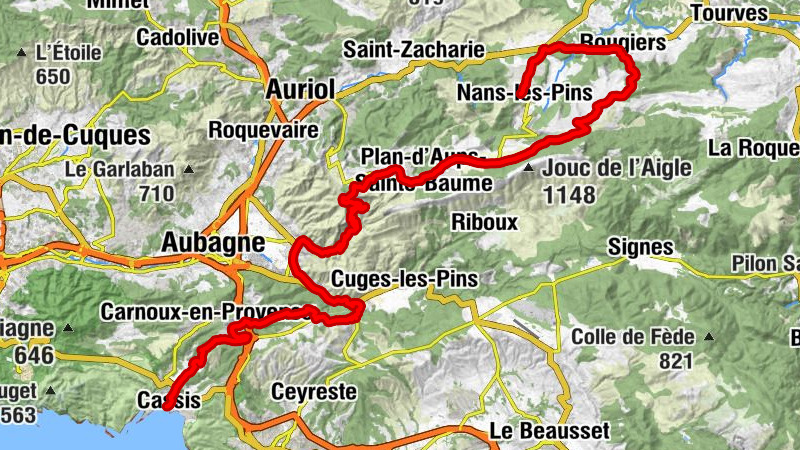 Cassis - Église Sainte-Roseline - Soleil d'Asie - Nans-les-Pins