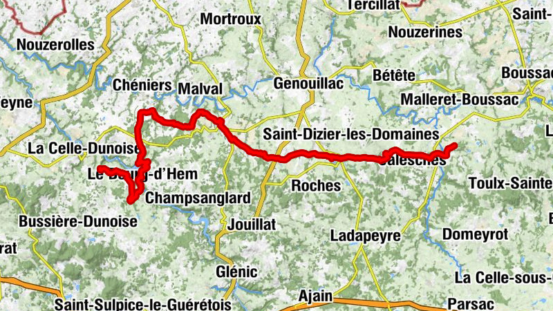 La Celle-Dunoise - Les Chiers - Le Bistrot des Arts - Rouziers