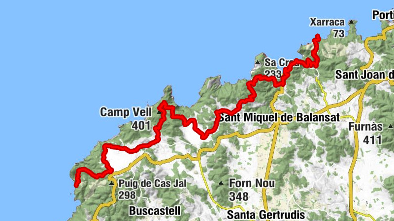 Sant Antoni de Portmany - Restaurante Las Puertas del Cielo - Església de Santa Agnès - Es Caló de s'Illa