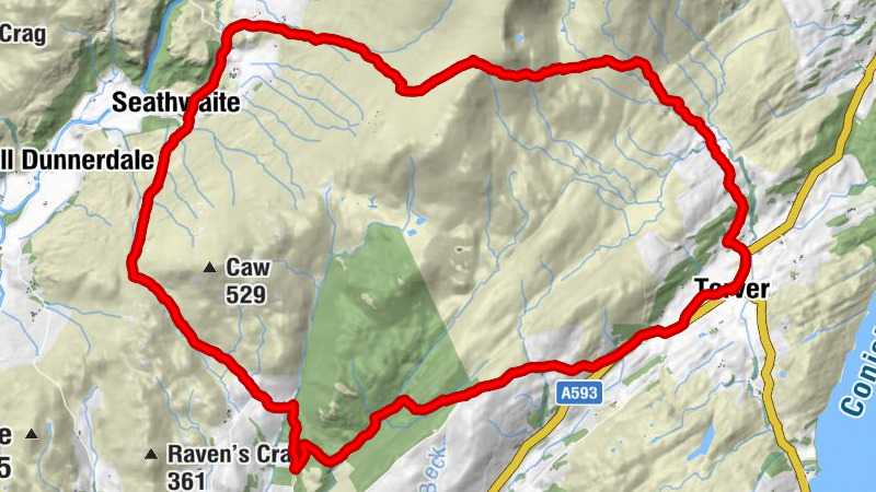Torver - Stephenson Ground Farm - Seathwaite - St Luke's Church, Torver
