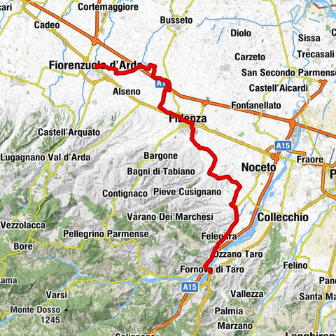 Fiorenzuola d'Arda - Abbazia di Chiaravalle della Colomba - Chiesa di San Pietro in Vincoli - Al Ponte (Bar, Trattoria, Locanda)