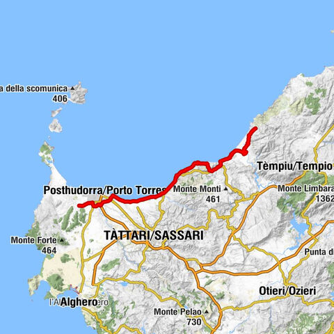 Posthudorra/Porto Torres - Chiesetta di Balai Lontano - Paduledda