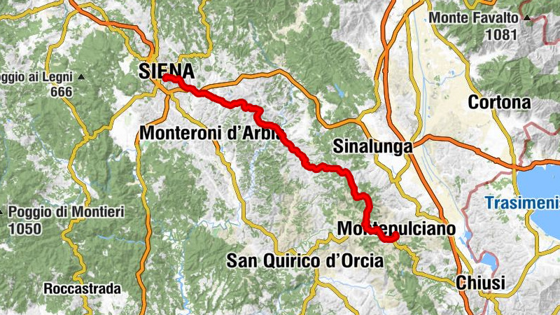 Montepulciano - Poggio i Lagacci - Poggirossi - San Giovanni Battista