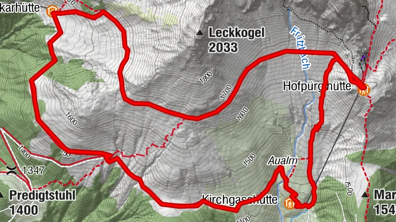 The most popular LOWA hiking route